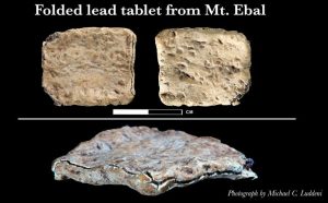lead tablet discovered on Mount Ebal