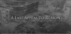 A Last Appeal To Reason