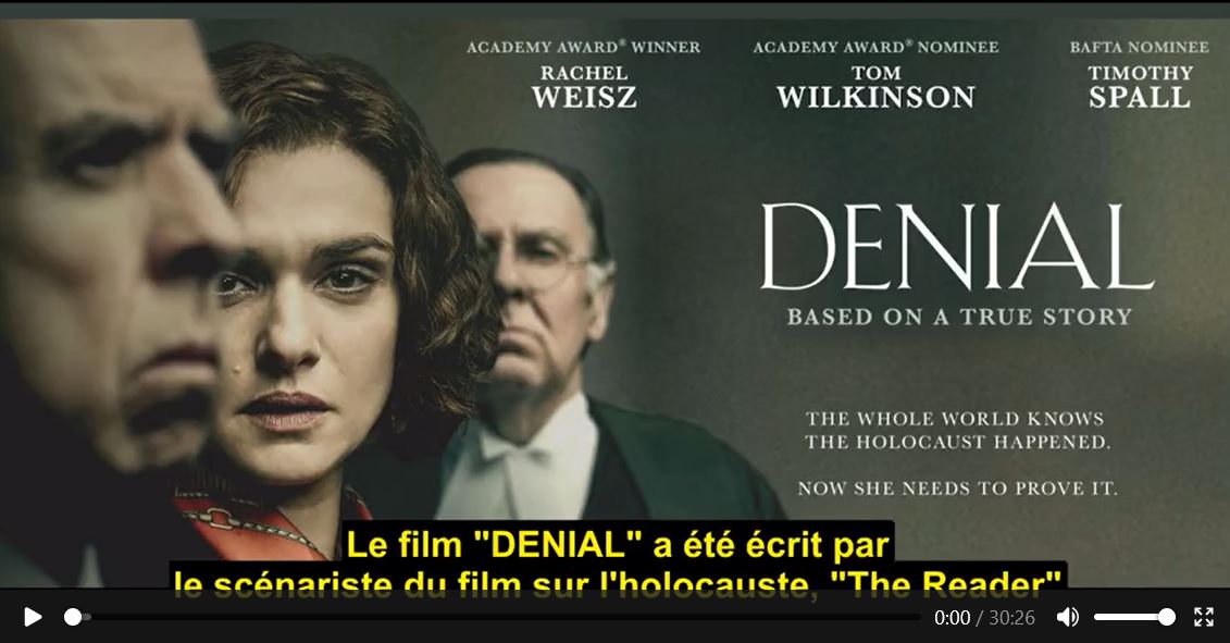 “Denial” Movie Review by Éric Hunt of CODOH