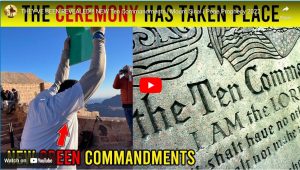 The Jewish NEW Ten Commandments on Mount Sinai 