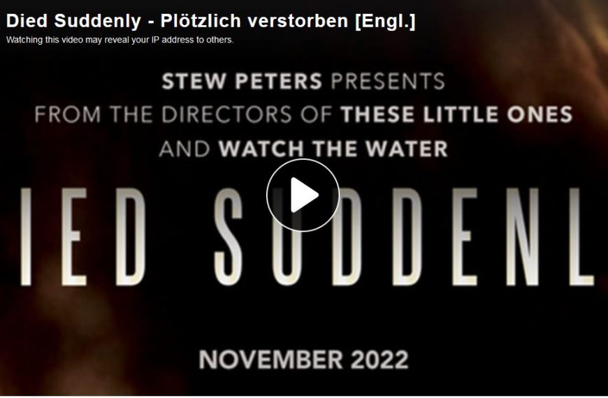 Died Suddenly (2022 Documentary by Stew Peters)