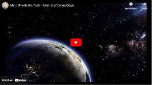 Math Unveils the Truth – Torah is of Divine Origin