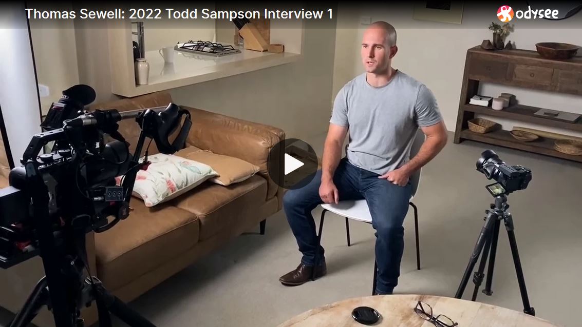 Thomas Sewell: 2022 Todd Sampson Interview 1