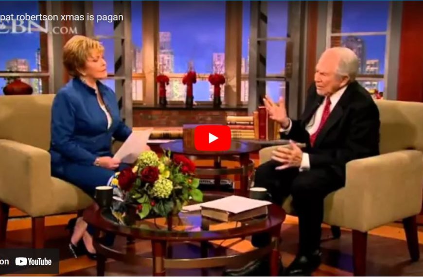 Pat Robertson Admits Christmas is PAGAN