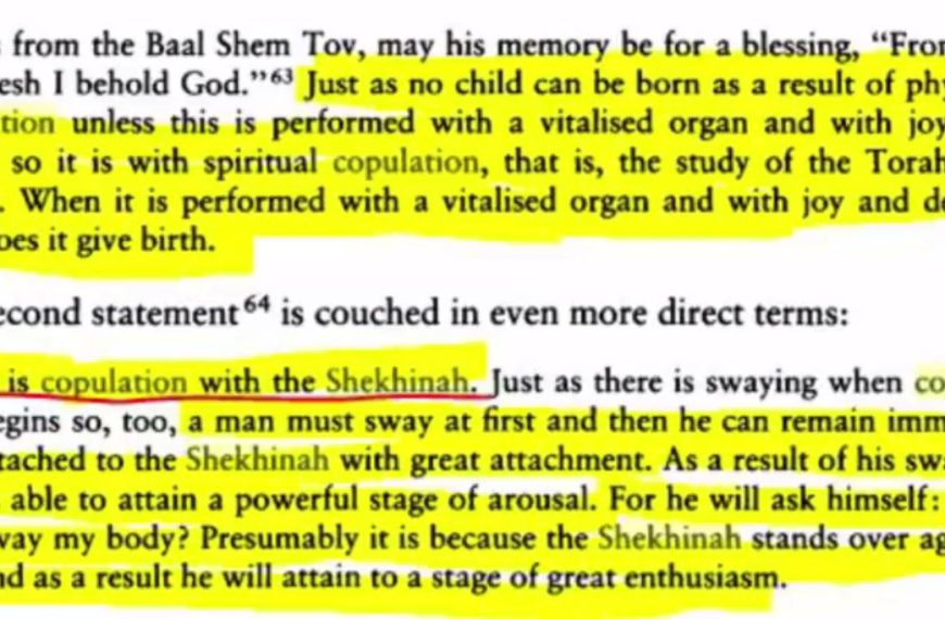 “Dovening” Is The Jewish Practice Of Dry Humping Shekinah, Their gods Girlfriend