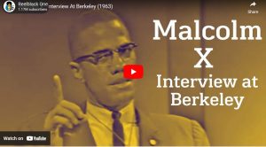 Malcolm X interviewed at the University of California, Berkeley in October 1963