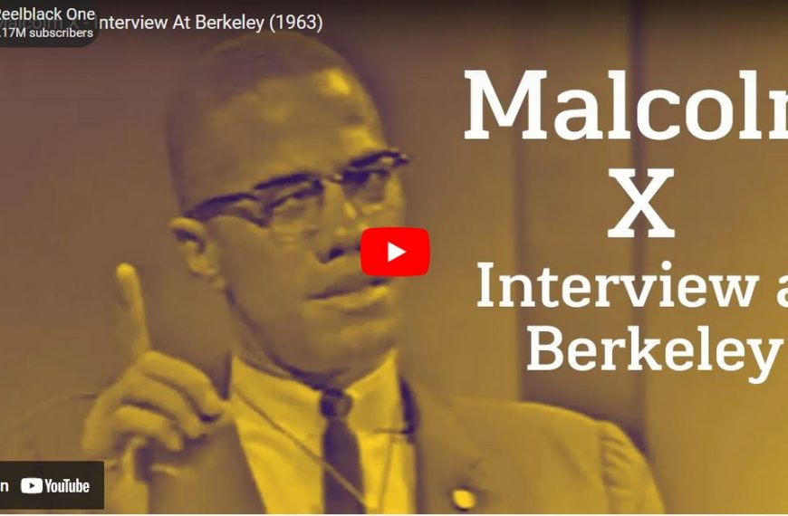 Malcolm X interviewed at the University of California, Berkeley in October 1963