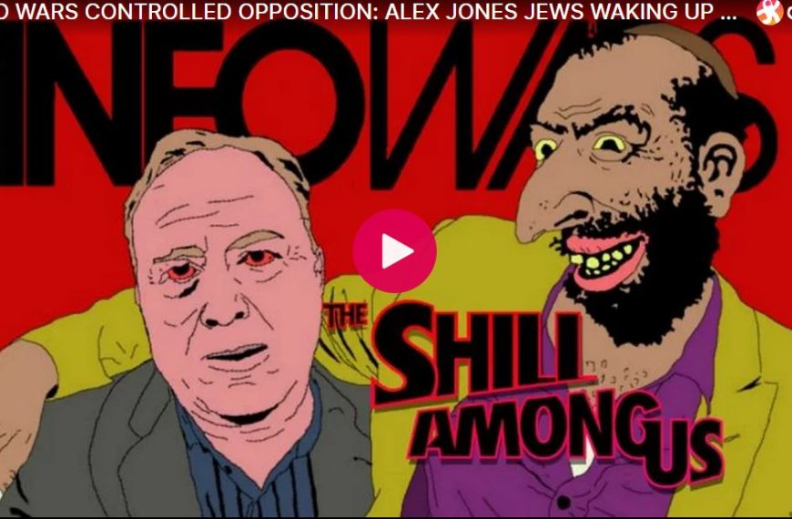 INFO WARS CONTROLLED OPPOSITION: ALEX JONES TAKES HIS JEW LOVING TOO FAR THIS TIME