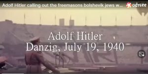 Adolf Hitler calling out the Freemasons, Bolshevik Jews, war profiteers, and bankers (rare Adolf Hitler´s speech)
