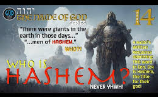 “Hashem” evolks the name of a Yiddish DEMON! Not “respect for G-d”